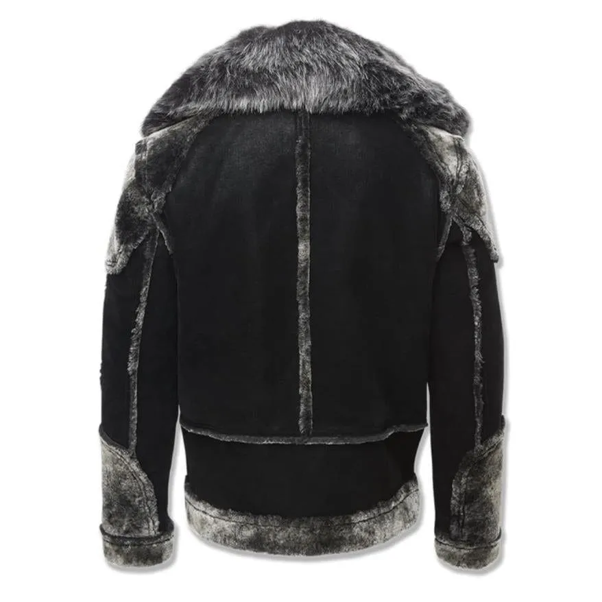 Boys Jordan Craig El Jefe Shearling Moto Jacket (Black) 91536B
