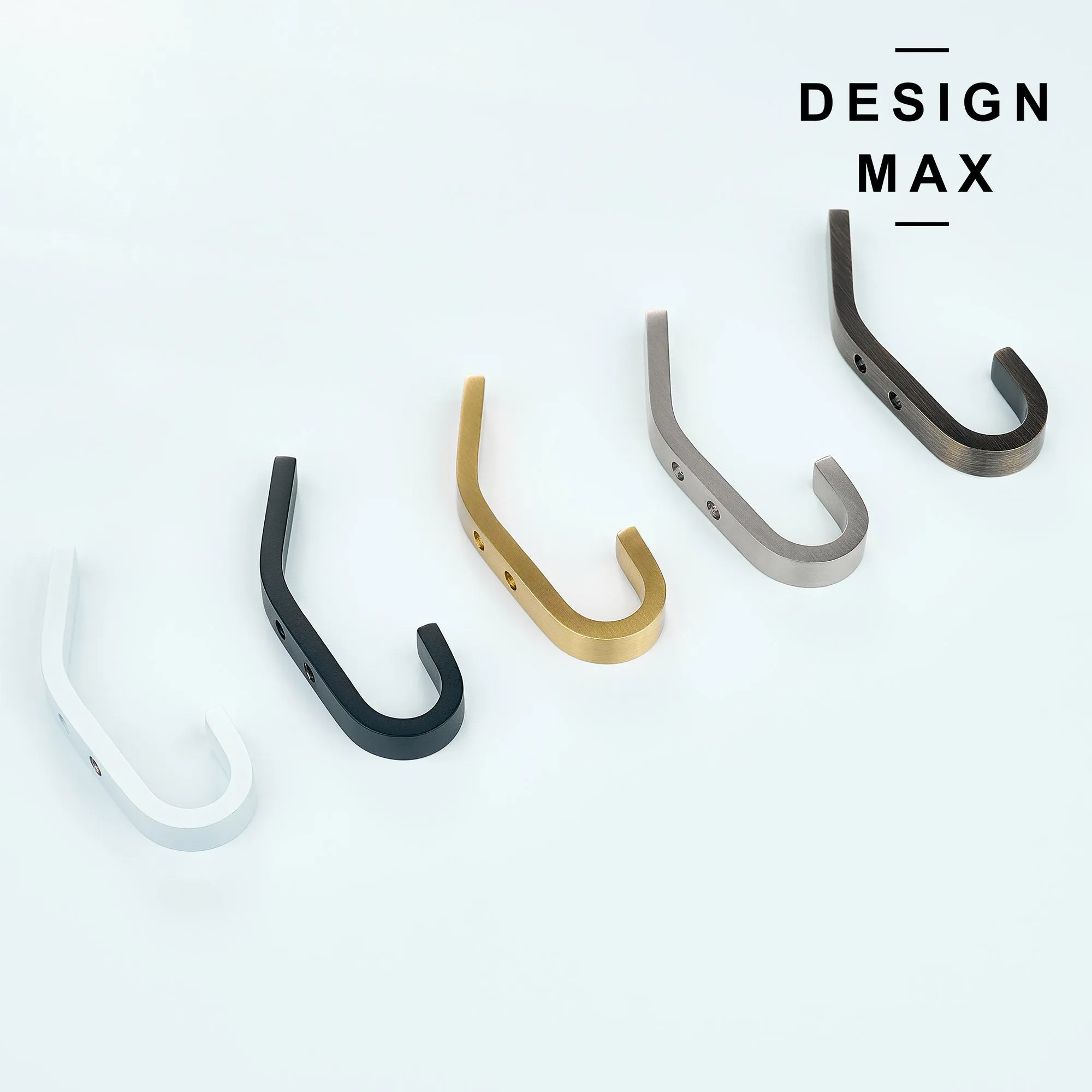 Breslin J Solid Brass Mudroom Wall Hook