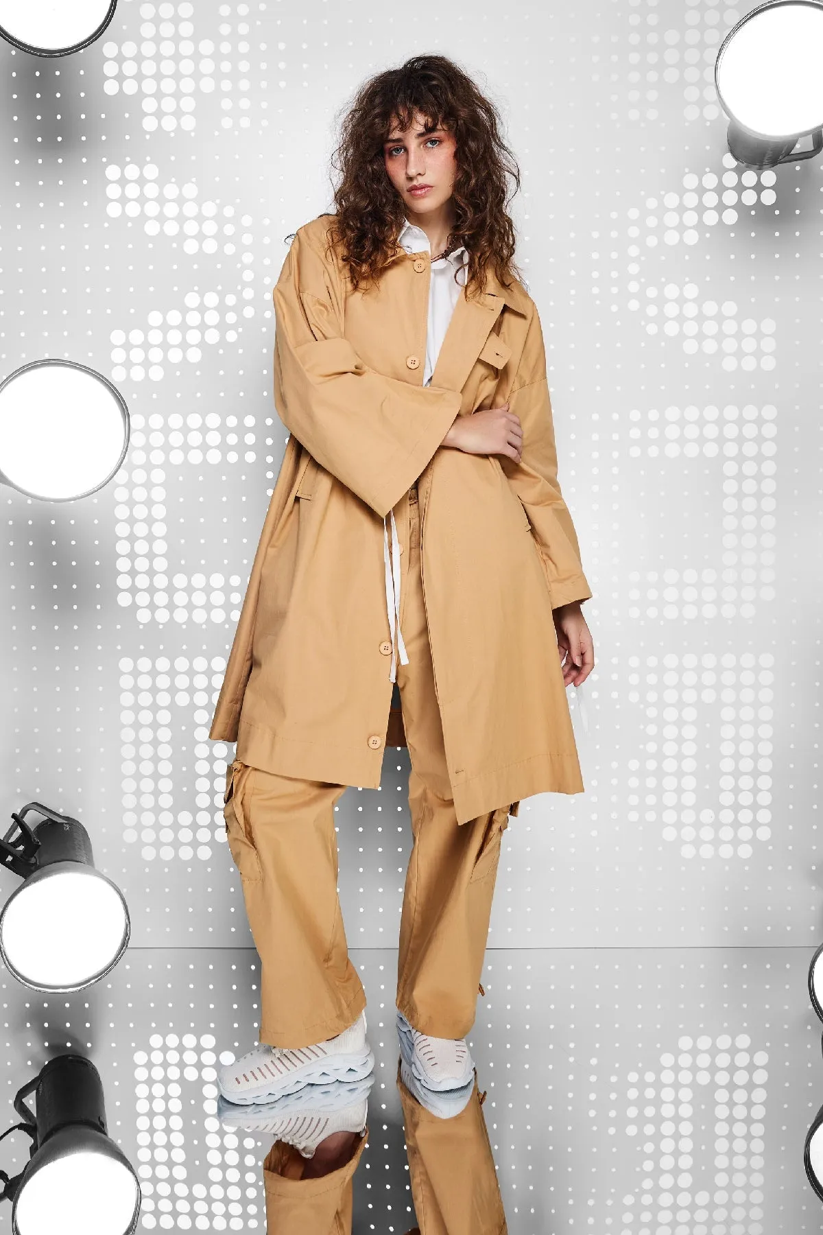 Cappuccino Trench Coat 15224