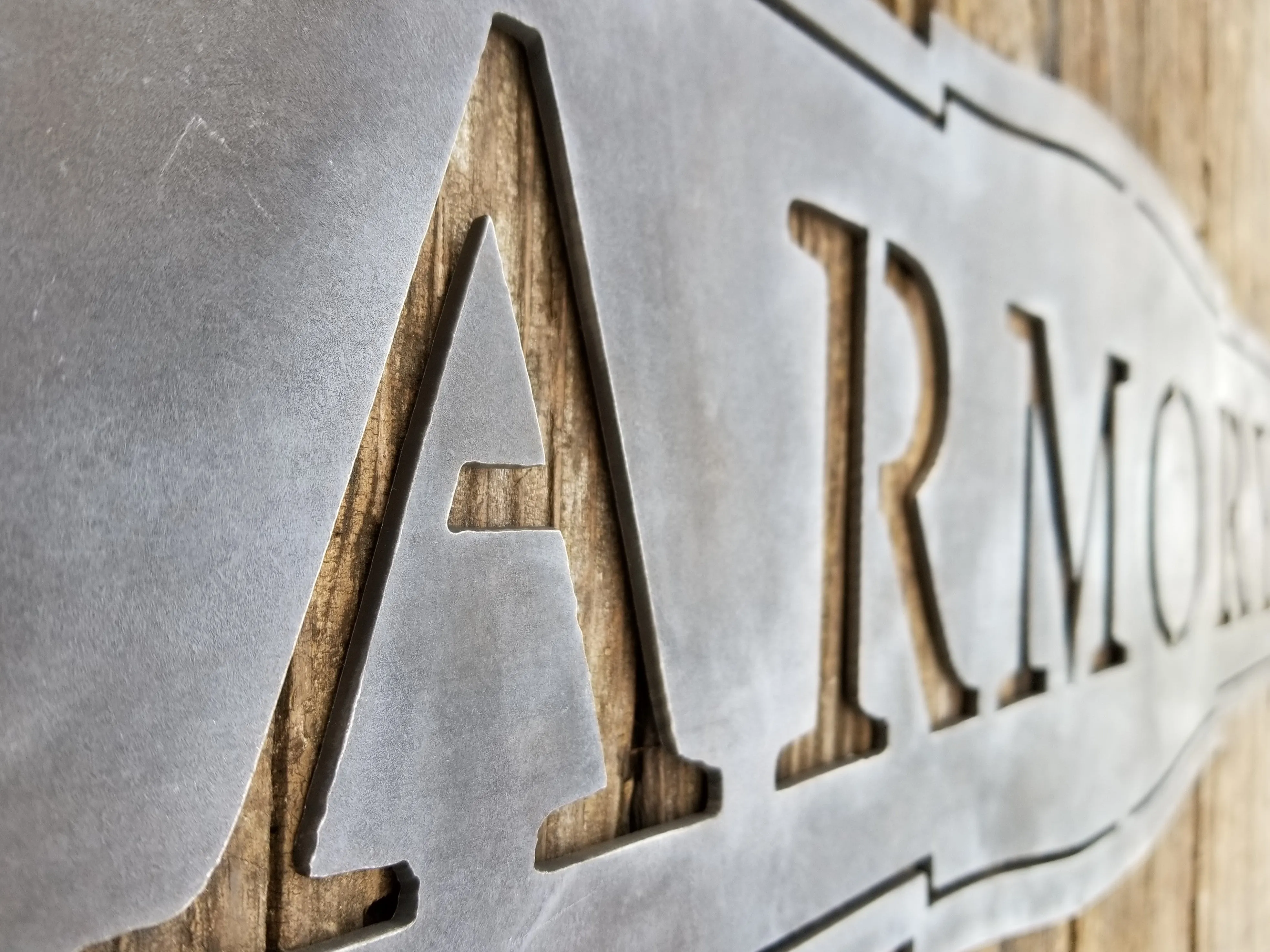 Classic Armory Sign -  Man Cave Decor - Garage Decor