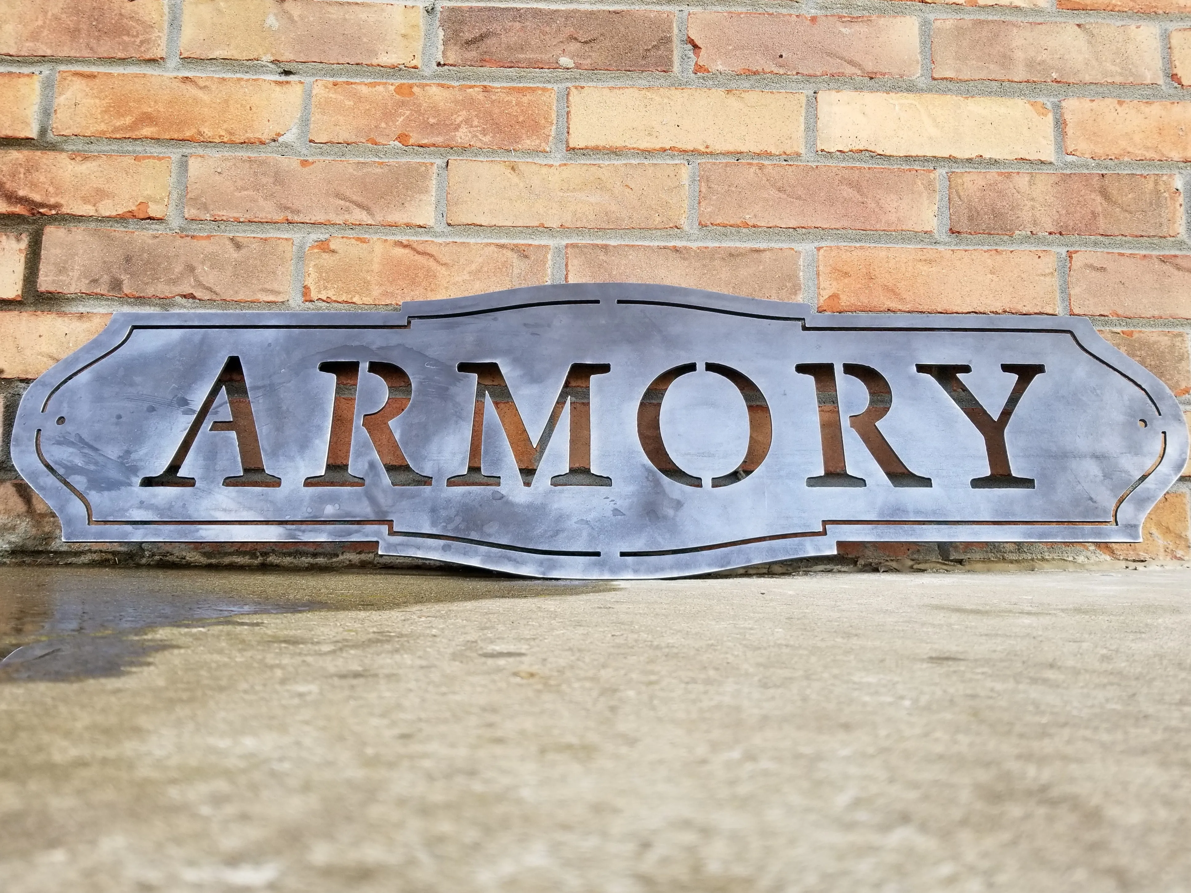 Classic Armory Sign -  Man Cave Decor - Garage Decor