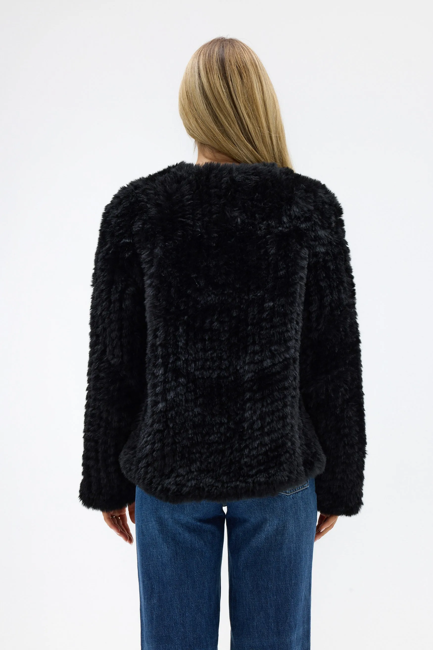Faux Emma Jacket - Black