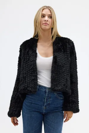 Faux Emma Jacket - Black