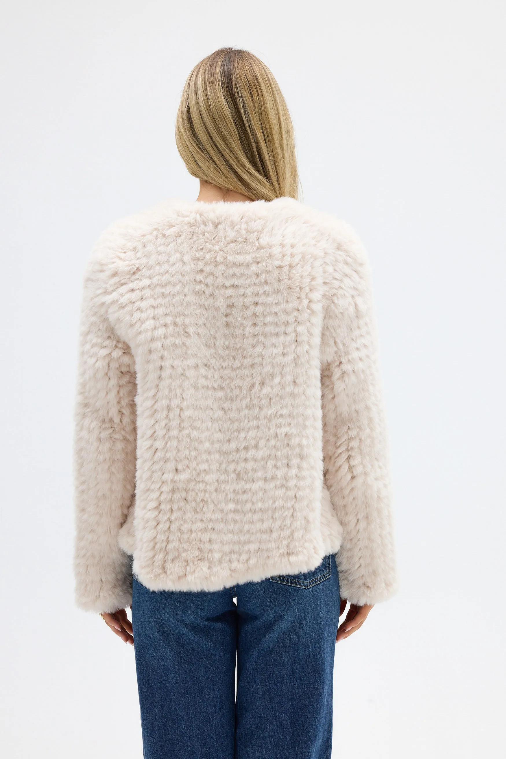 Faux Emma Jacket - Oatmeal