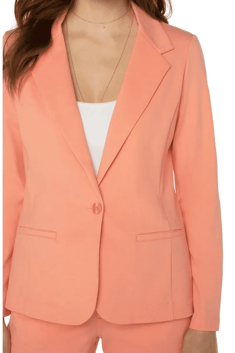 Fitted Blazer Super Stretch Ponte