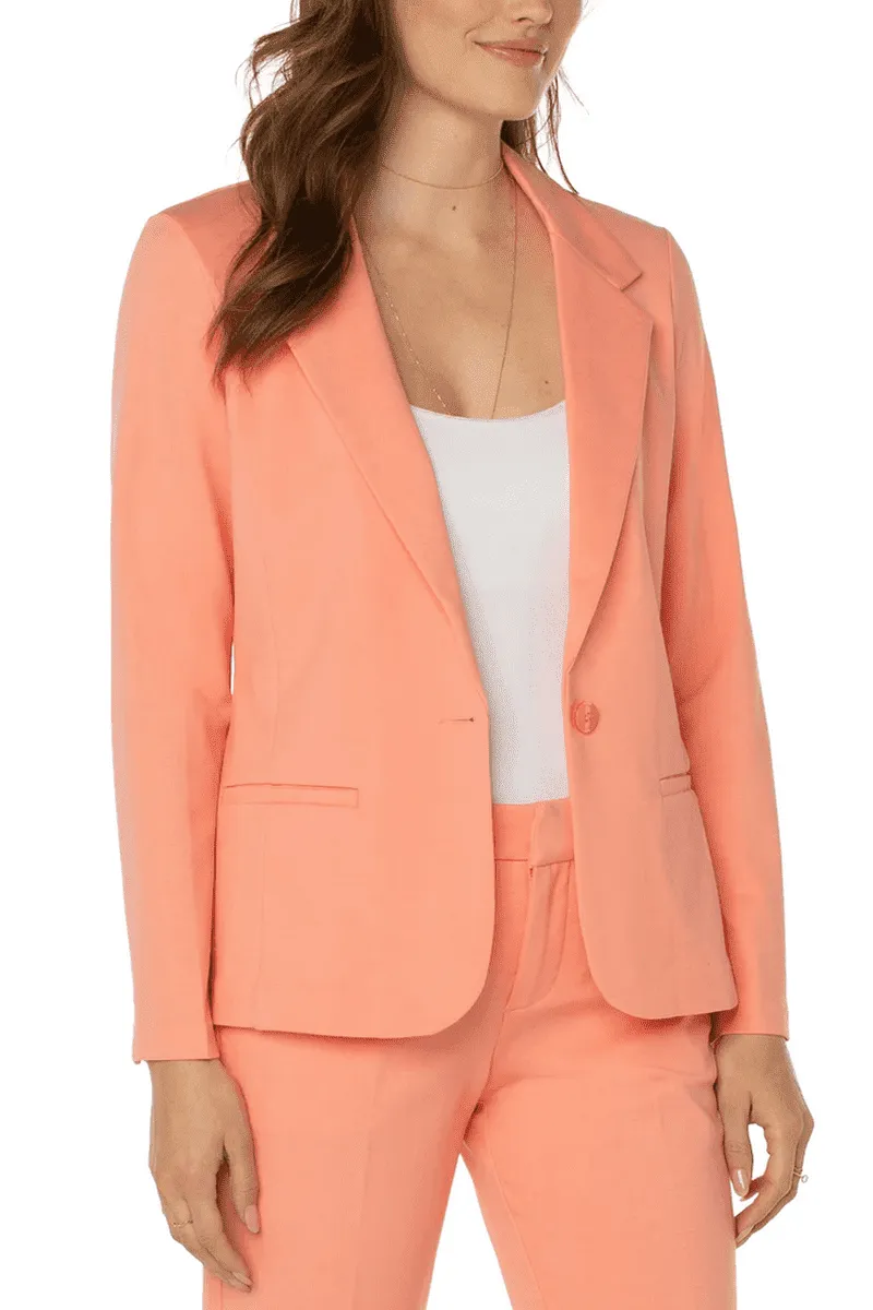 Fitted Blazer Super Stretch Ponte