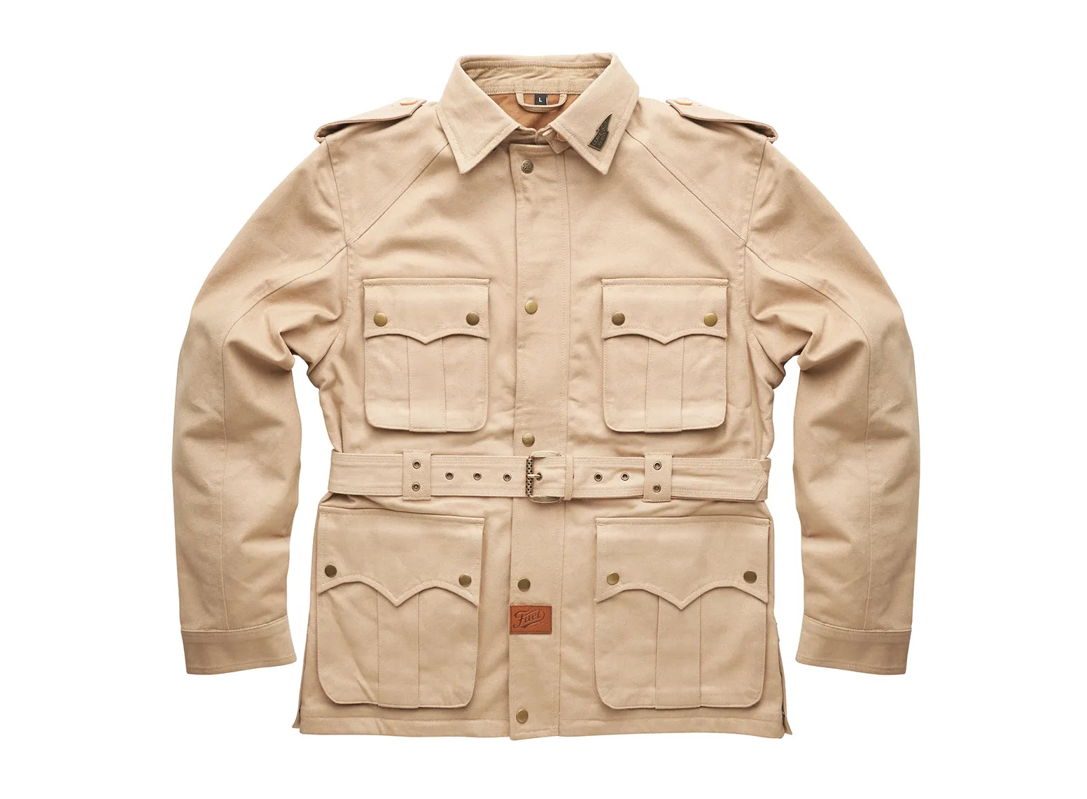 Fuel Motorcycles Safari Jacket - Sand