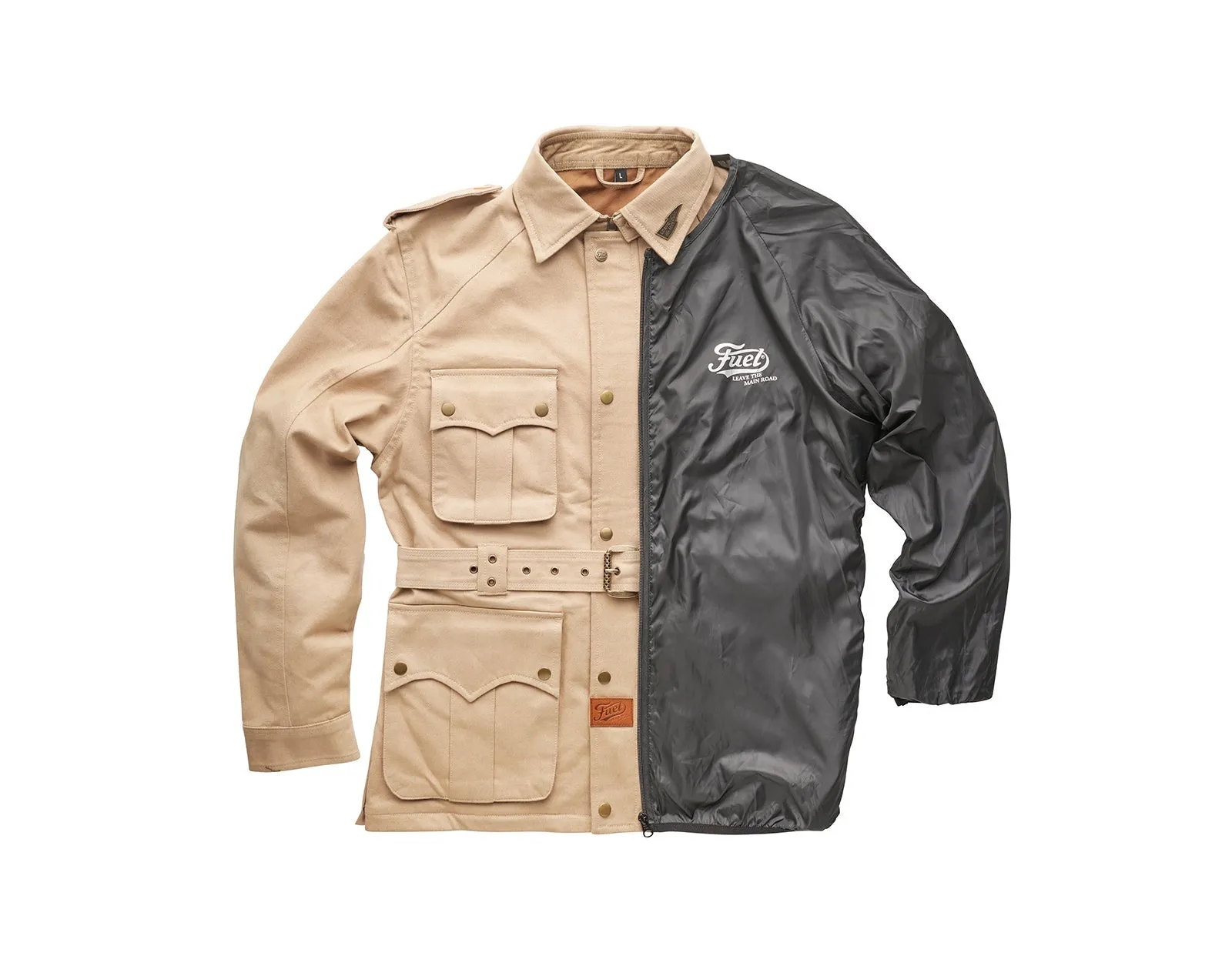 Fuel Motorcycles Safari Jacket - Sand