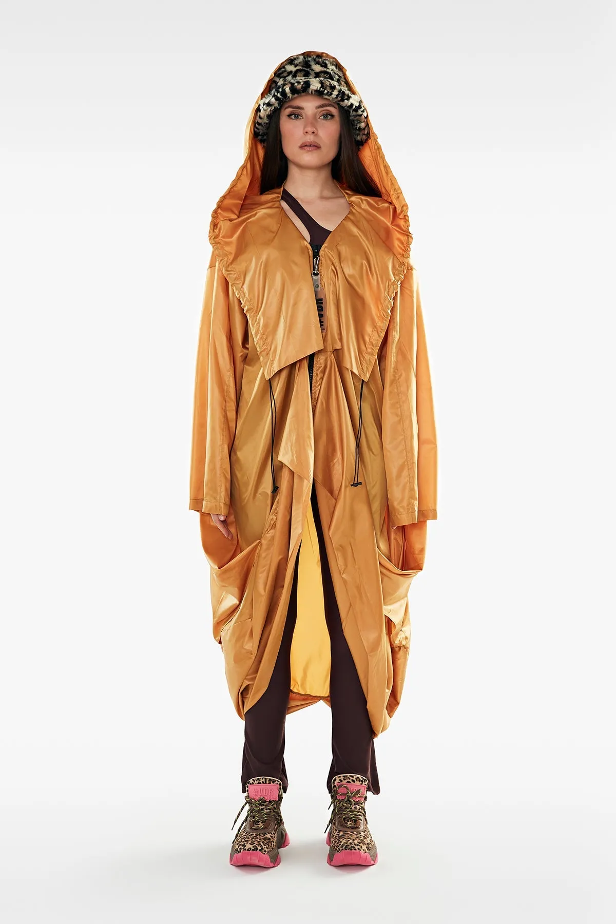 Gold Trench Coat 11245