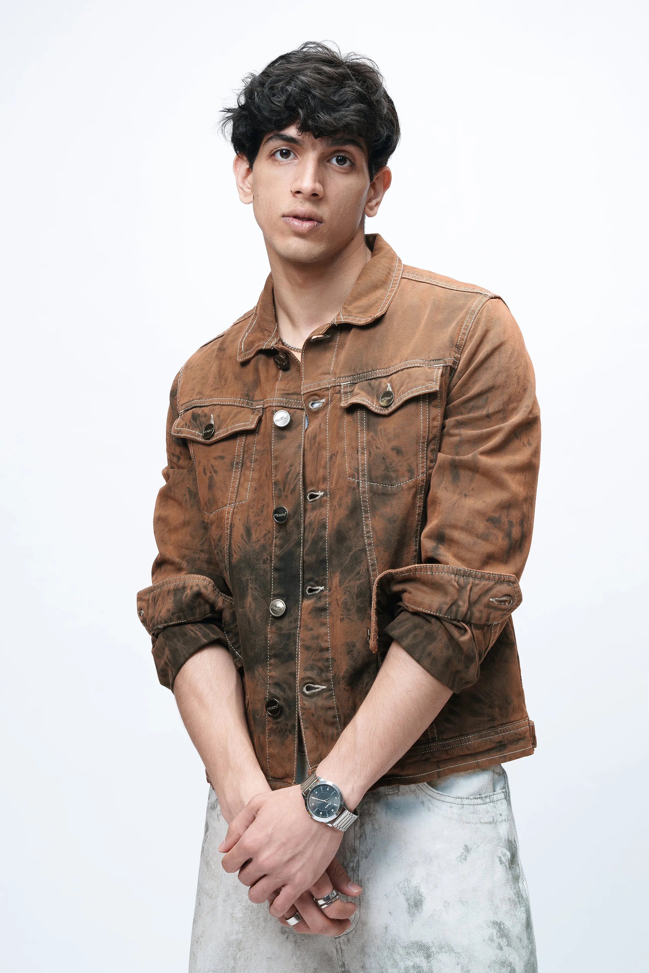 Inferno Men's Denim Trucker Jacket