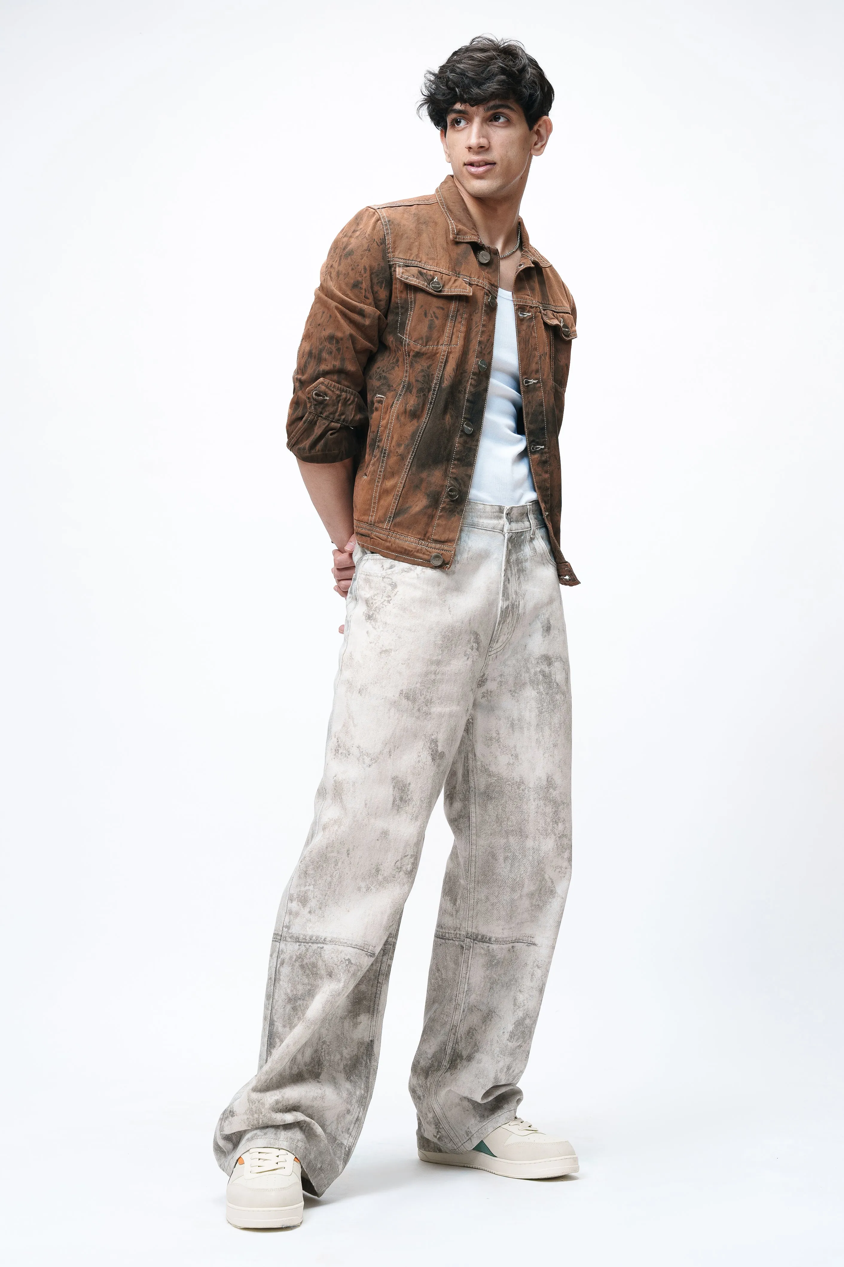 Inferno Men's Denim Trucker Jacket