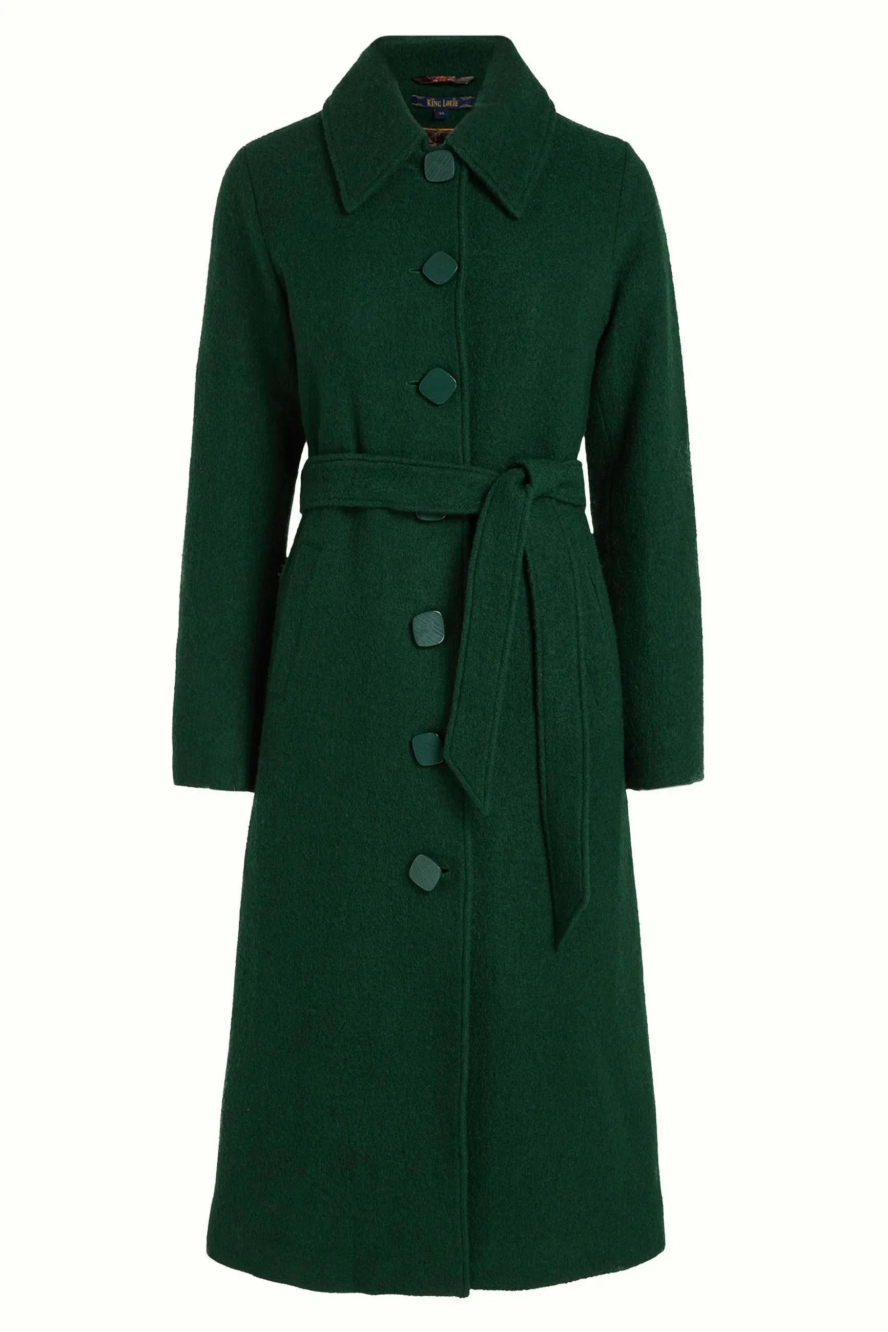 King Louie Arabella Coat Kennedy Forrest Green