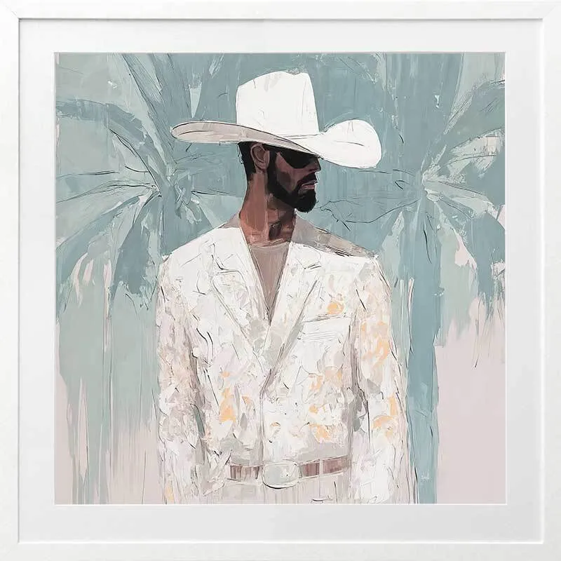 Lone Cowboy I Framed Art Print