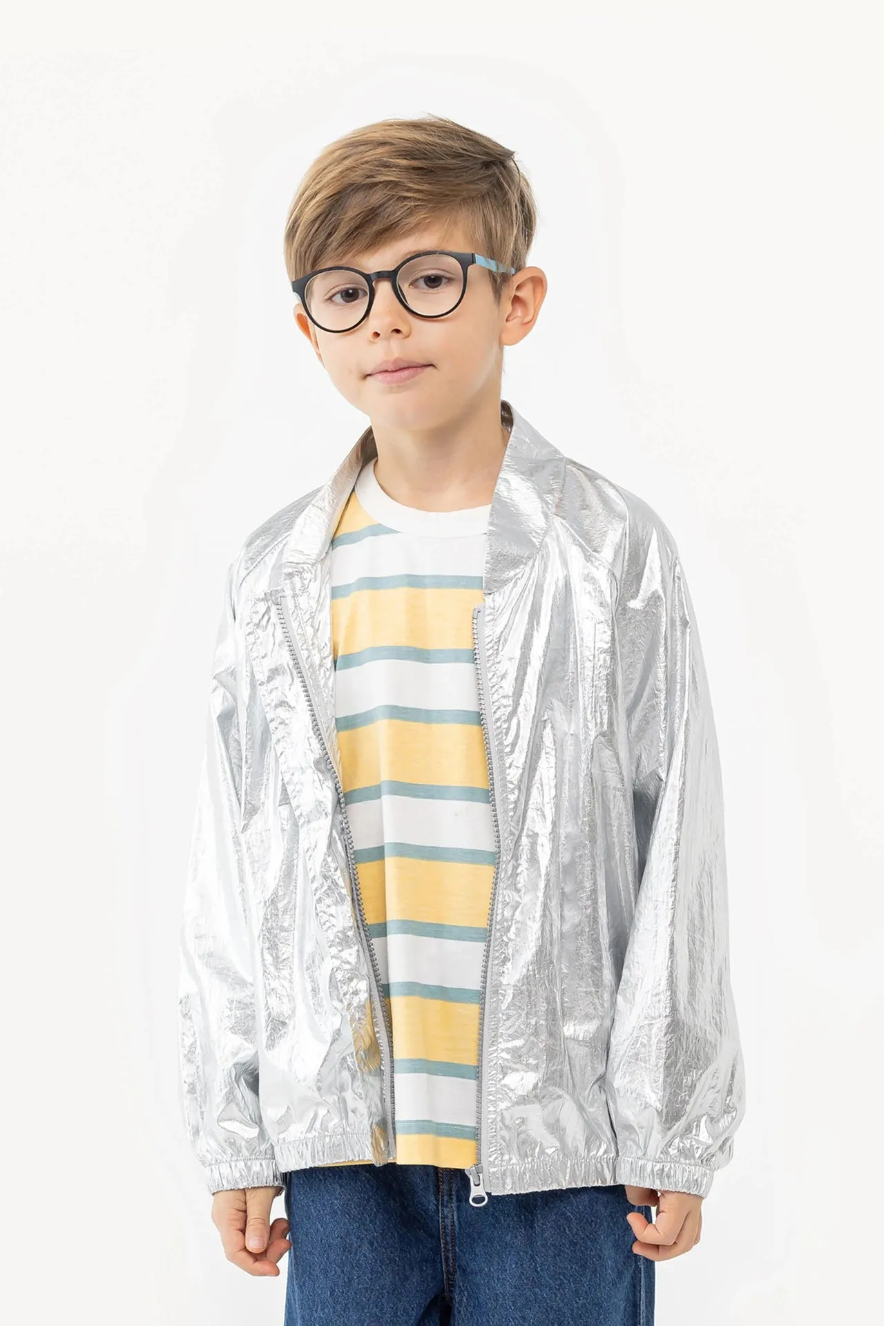 Metallic Bomber Jacket (Kids)