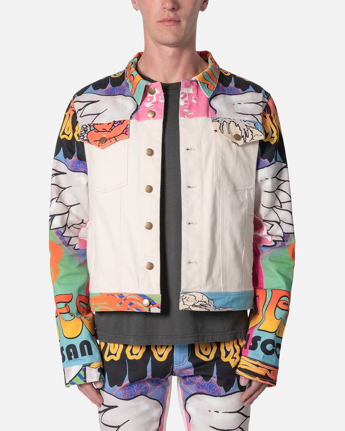 MNML Festival Trucker Jacket Multi