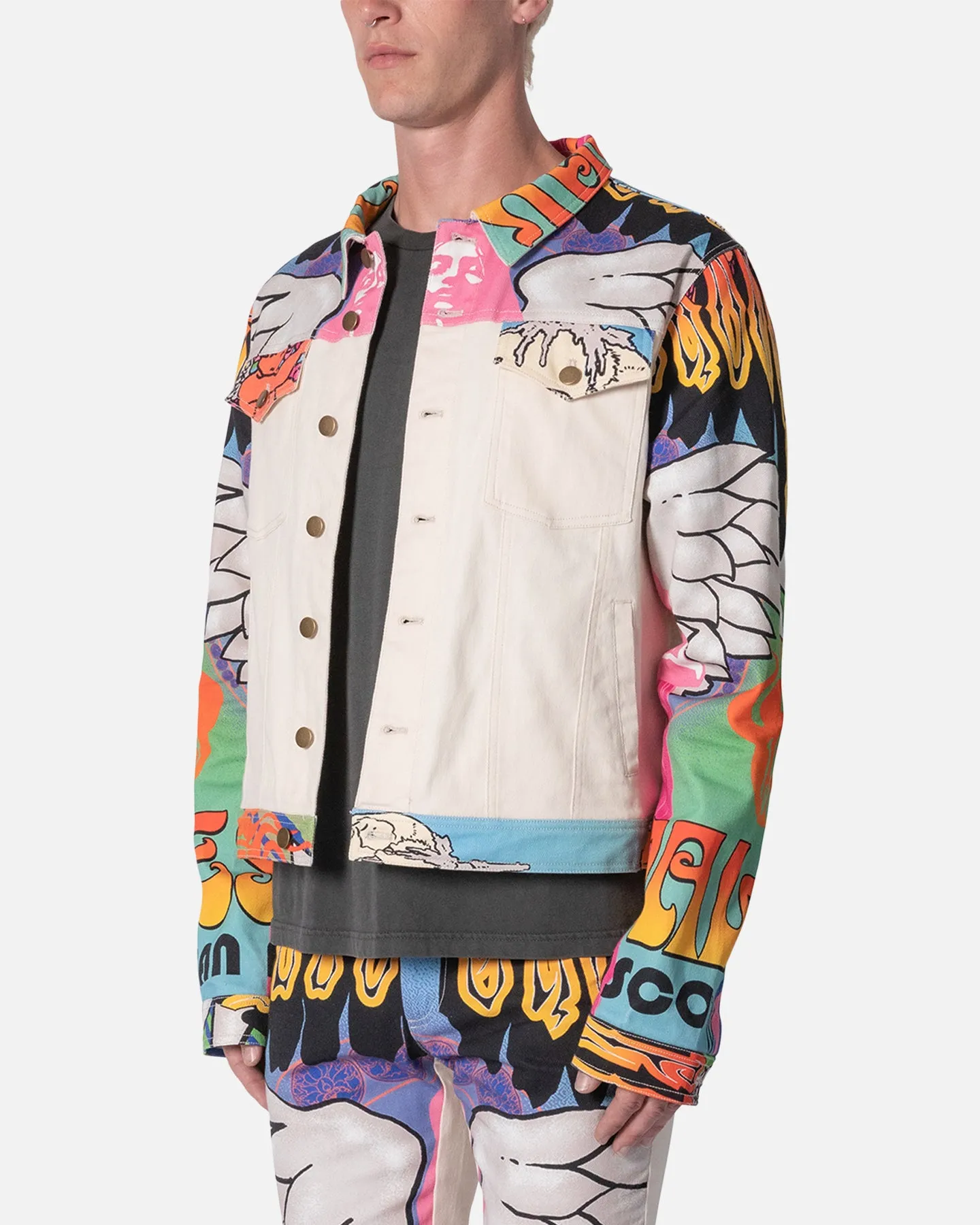 MNML Festival Trucker Jacket Multi