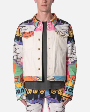 MNML Festival Trucker Jacket Multi