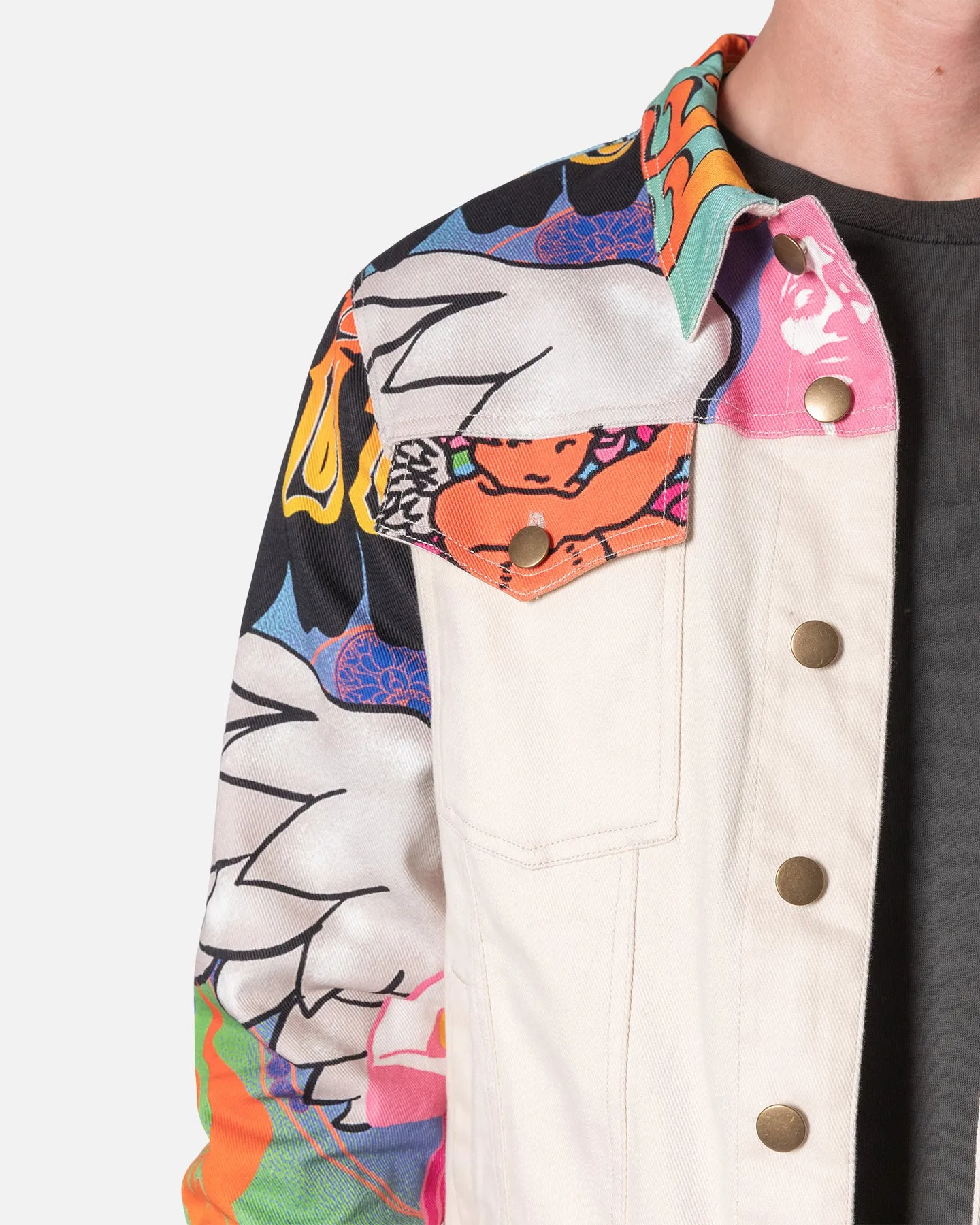 MNML Festival Trucker Jacket Multi