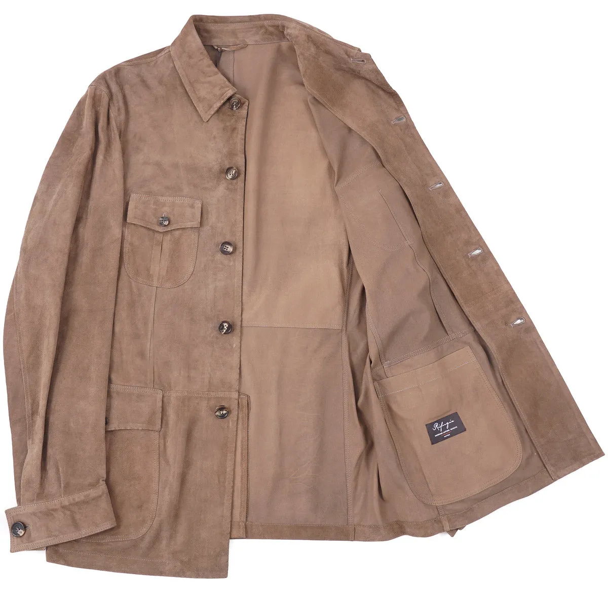 Rifugio Unlined Nappa Suede Safari Jacket