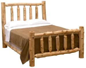 Traditional Cedar Log Bed - 4 Sizes