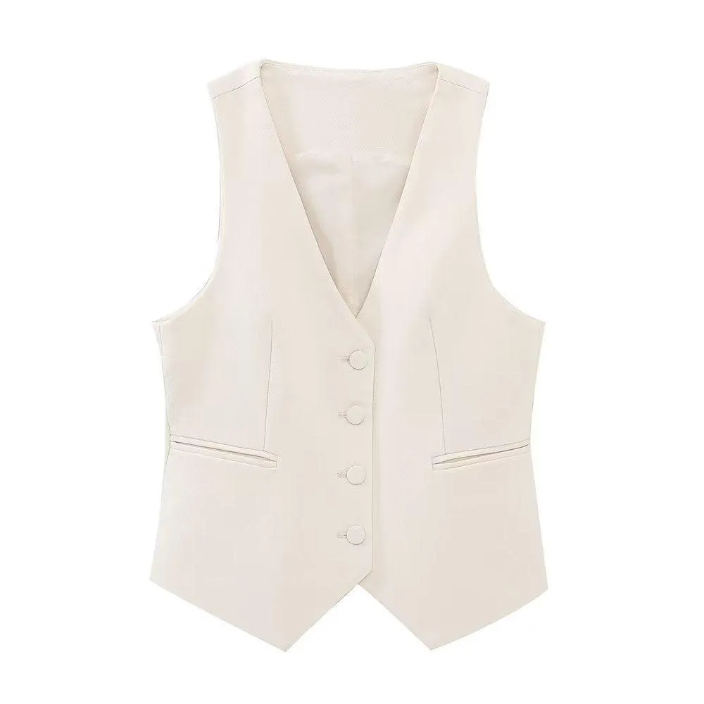 Women's Long Double-breasted Blazer